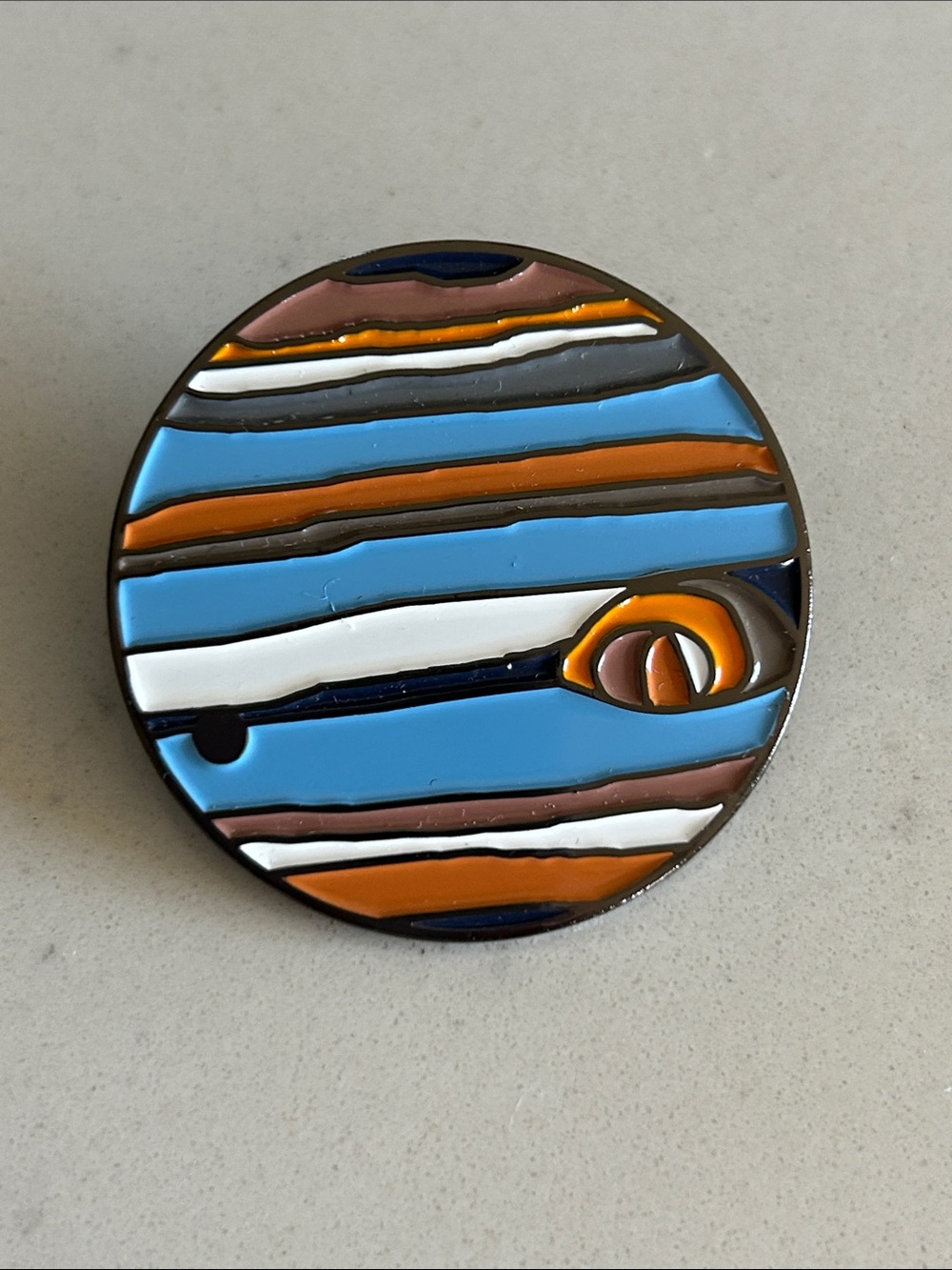 Jupiter Enamel Pin